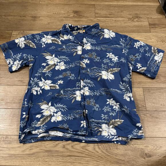 American Vintage Other - Vintage Hawaiian Winnie Fashions 70s 80s Button Up Shirt 3XL